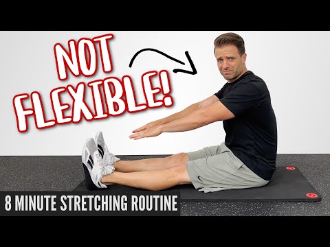 8 Minute Stretching Routine For People Who AREN’T Flexible! Video
