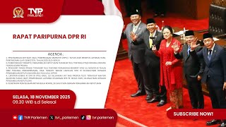 RAPAT PARIPURNA DPR RI KE-8 MASA PERSIDANGAN II TAHUN SIDANG 2025-2026
