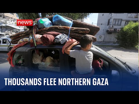 Israel-Hamas war: Thousands flee northern Gaza after evacuation ordered - The Global Herald