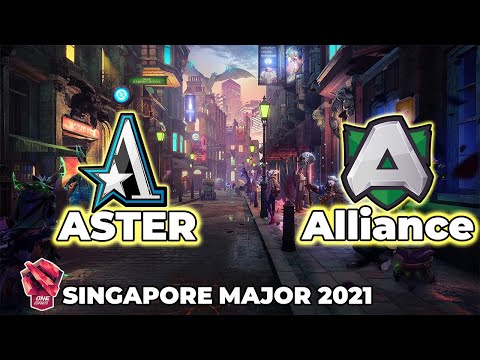 [LIVE] ASTER vs ALLIANCE | ONE Esports Singapore Major 2021 English Cast