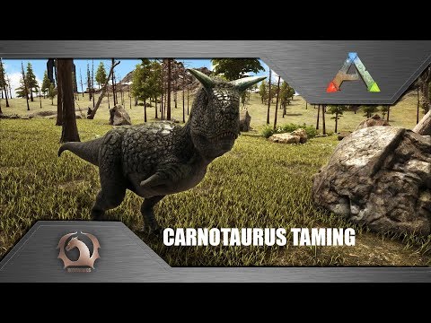 Ark Survival Evolved - Carnotaurus taming