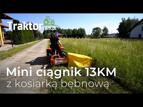 Mini ciągnik Mitsubishi MTX13D z kosiarką bębnową 100cm Lisicki :: Traktor.com.pl