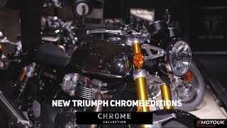 New for 2023 the Triumph Chrome Editions 8 Classics and 2 Rockets, You have to check these out!