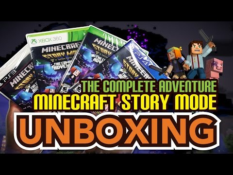 Minecraft Story Mode The Complete Adventure (PS4/PS3/Xbox 360/Xbox One) Unboxing !!