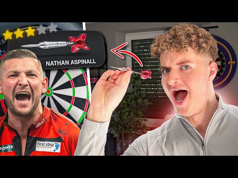 I'M TRYING TO WIN A TOURNAMENT WITH NATHAN ASPINALL DARTS! 😱🎯