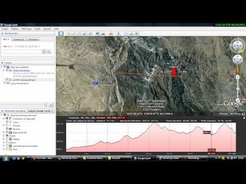 La réalisation pratique du profil topographique avec Google earth