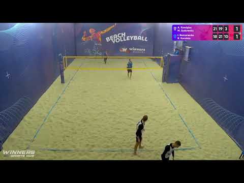 17:30 A. Kandyba / M. Sydorenko - I. Romanenko / R. Korobko 20.11.2022 | Winners Beach Volleyball