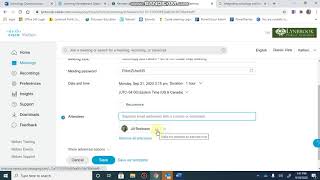 Webex  Adding an Alternate Host