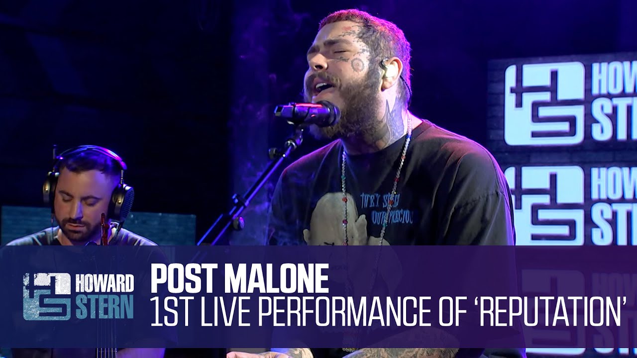 Post Malone “Reputation” Live on the Stern Show