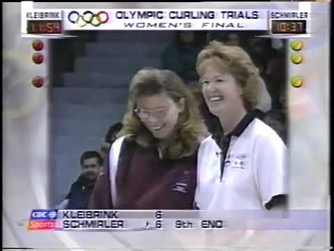 [F-9E] Kleibrink implodes and Schmirler picks up another 3 (1997 Canadian Olympic Curling Trials)