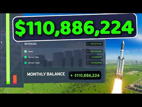 How I Built the MOST PROFITABLE CITY in Cities Skylines 2