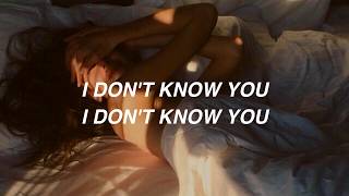 the marías // i don't know you lyrics