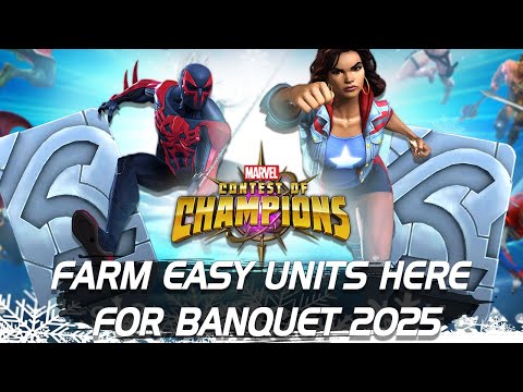 Easy Way To Farm FREE Units in 2 Weeks For Banquet Event 2025 | Arena vs No Arena | Marvel Champions