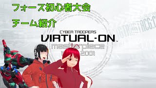 バーチャロンフォース初心者大会　参加者紹介配信！