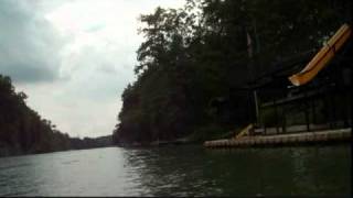 preview picture of video 'Kayak trip from Goose Shoals to Happy Hollow'
