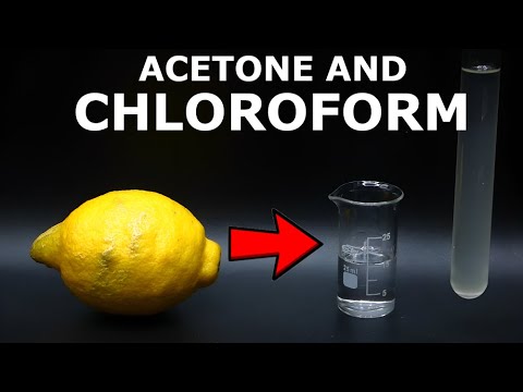 Turning Lemons into Acetone and Chloroform