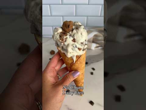 Dairy free choc chip cookie dough ice cream! #norefinedsugar #dairyfree #proteinsnack #summerdessert