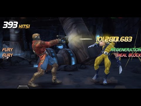 5/50 Star Lord vs ROL Wolverine (400+ combo sp2 damage!) - Marvel: Contest of Champions