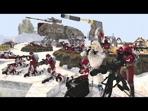 Clone Commander Keller's Rhen Var Walls! - Men of War: Star Wars Mod Battle Simulator