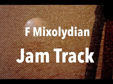 F Mixolydian Mode // Shuffle Groove Backing Track