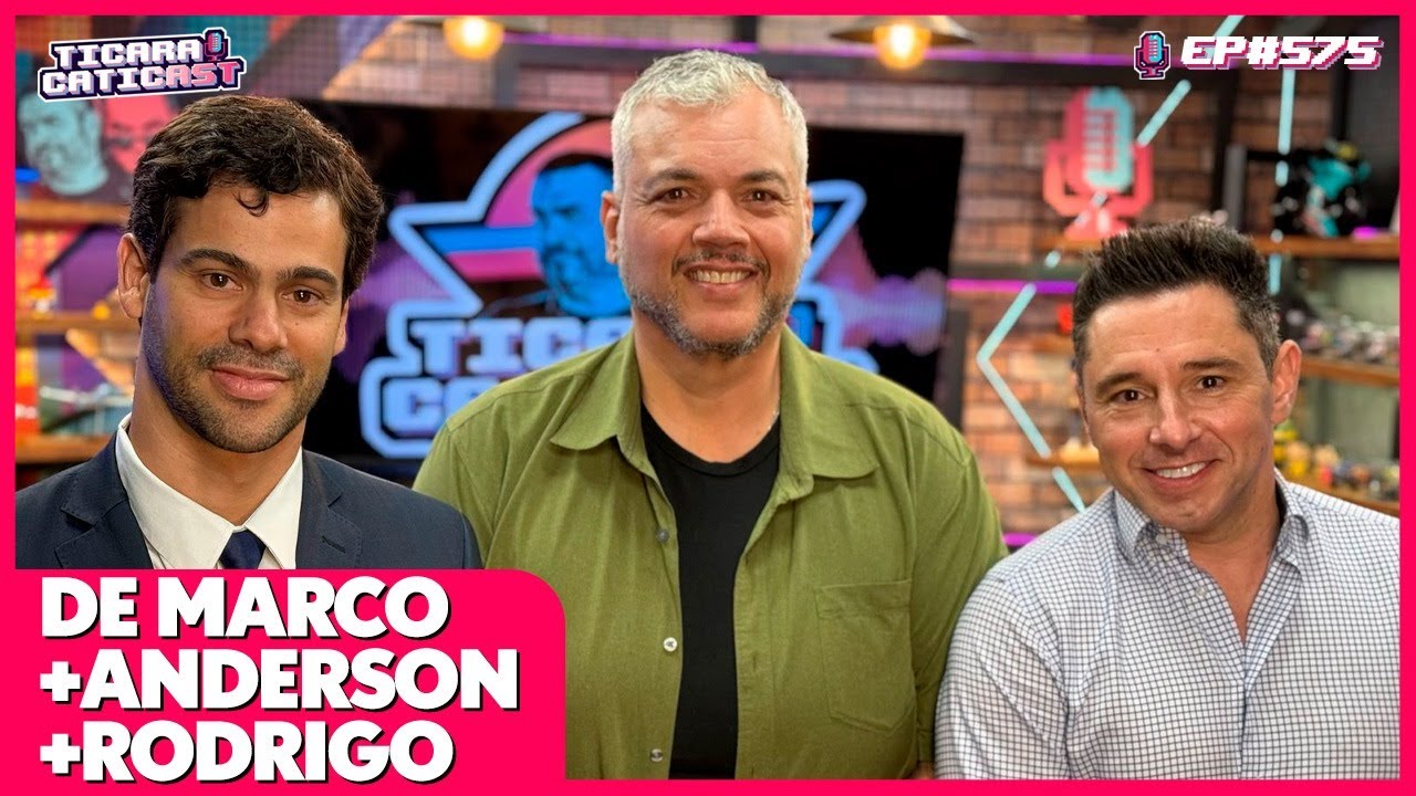 DE MARCO, ANDERSON E RODRIGO (AEROPORTO ÁREA RESTRITA) - TICARACATICAST | EP 575