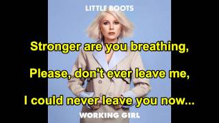 Little Boots - Help Too (With Lyrics)