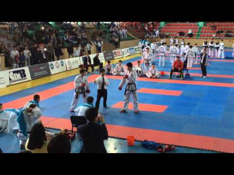 Team Sparring Male Kazakhstan VS Korea 5R 【8th Asian Taekwondo Championship 2016 at Almaty】