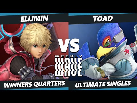Weekly Wave 21 Winners Quarters - elijmin (Shulk) Vs. Toad (Falco) SSBU Ultimate Tournament