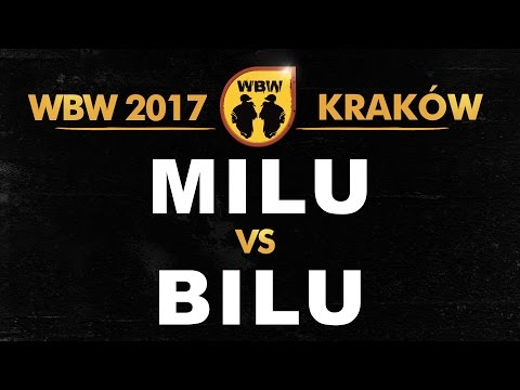 Milu 🆚 Bilu 🎤 WBW 2017 Kraków (freestyle rap battle)