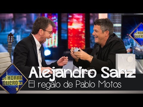 El regalo de Alejandro Sanz a Pablo Motos que le da el pase a su club Platino - El Hormiguero 3.0