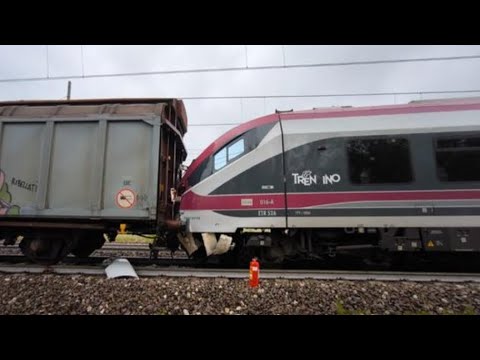 Incidente Brennero-Trento scontro fra  regionale è merci.