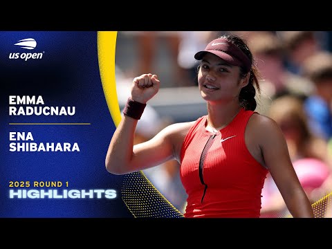 Emma Raducanu vs. Ena Shibahara Highlights | 2025 US Open Round 1