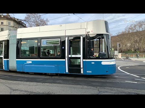 Tram Flexity in Zurich - Tram In SloMo