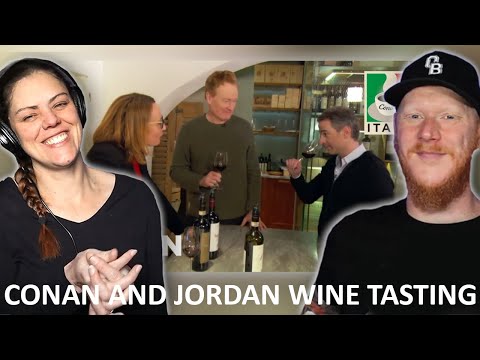 Conan & Jordan Schlansky's Italian Wine Tasting REACTION | OB DAVE REACTS