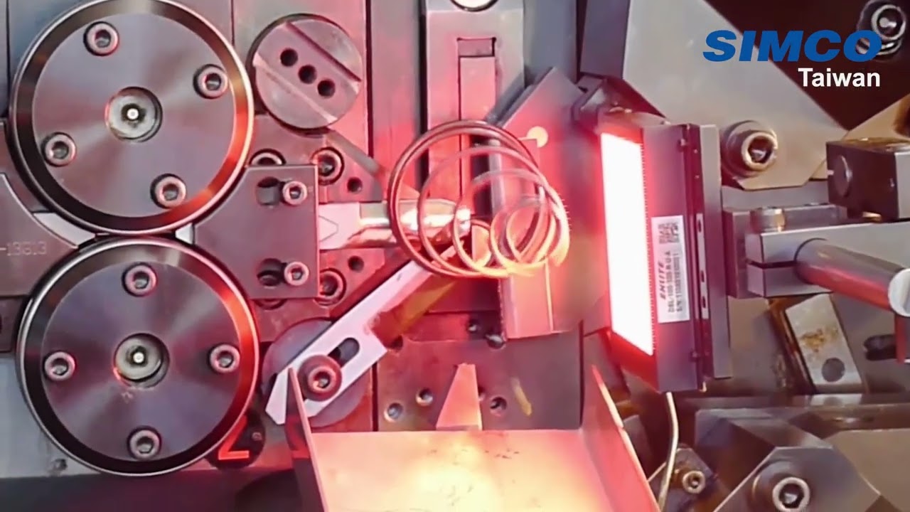 High Precision Spring Coiling Machine - SIMCO YM Series with User-Friendly Software
