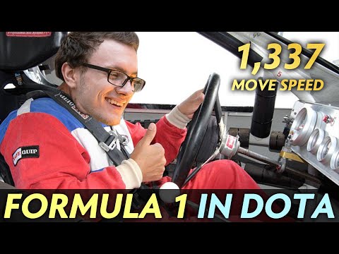 Miracle plays Formula 1 in Dota — 300 km/h Windranger