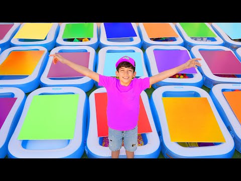 Jason and Alex with 50 Pools Challenge to find Keys