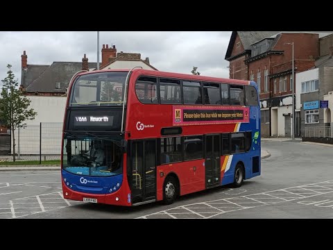 Go North East Rail Replacement Buses at South Shields Interchange