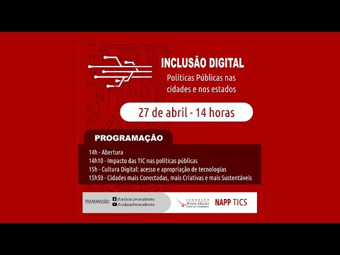 #aovivo​ | Seminário Inclusão Digital – Políticas Públicas nas cidades e nos estados