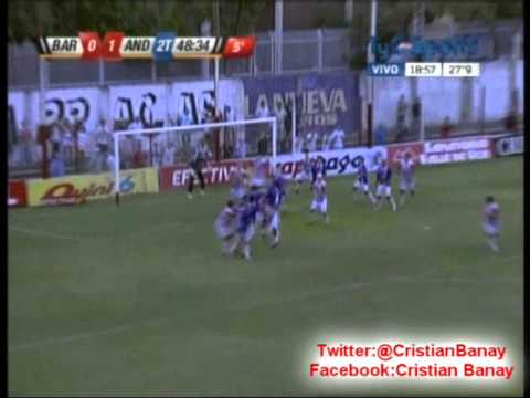 Barracas Central 0 Los Andes 2 (Relato Alberto Rincon ) Primera B Metro 2012-13 (9/3/2013)