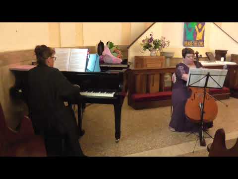 Antonella Daisy Basili violoncello Santina Amici pianoforte A. Nolck Gavotte