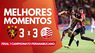 Sport 3 x 3 Náutico - Melhores Momentos - Campeonato Pernambucano - 01.03.2026