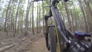 preview picture of video 'Terrace mountain trail downhill riding P1'