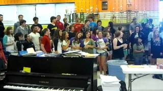 Oakville choir singing Jai Ho one last time 2011