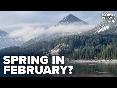 Spring-like warm-up impacting western Washington mountain snowpack