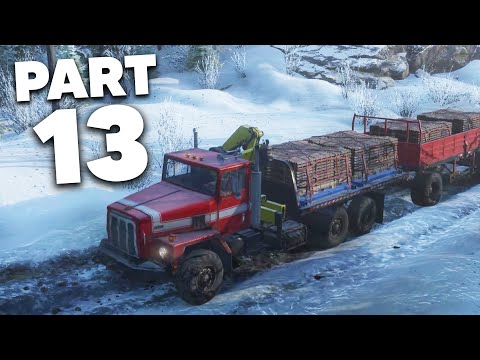 SNOWRUNNER Gameplay Walkthrough Part 13 - SNOW DELIVERIES