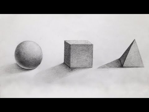 How To Draw and Shade Basic Forms with Pencil