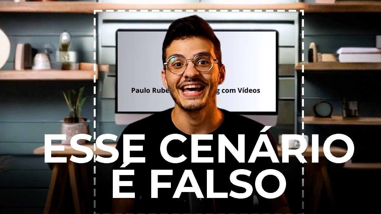 Como criar FUNDO FALSO GRÁTIS para Youtube com I.A (sem cromaqui)