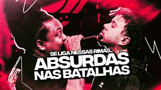 RIMAS ABSURDAS nas BATALHAS! 🔥