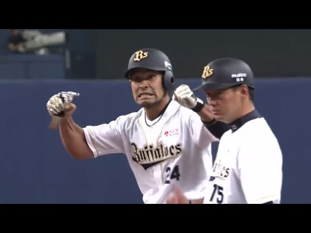 【6回裏】バットでも魅せた!! バファローズ・宮崎 貴重なタイムリーヒット!! 2015/7/13 Bs-M